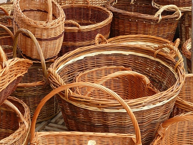 shipping wicker baskets